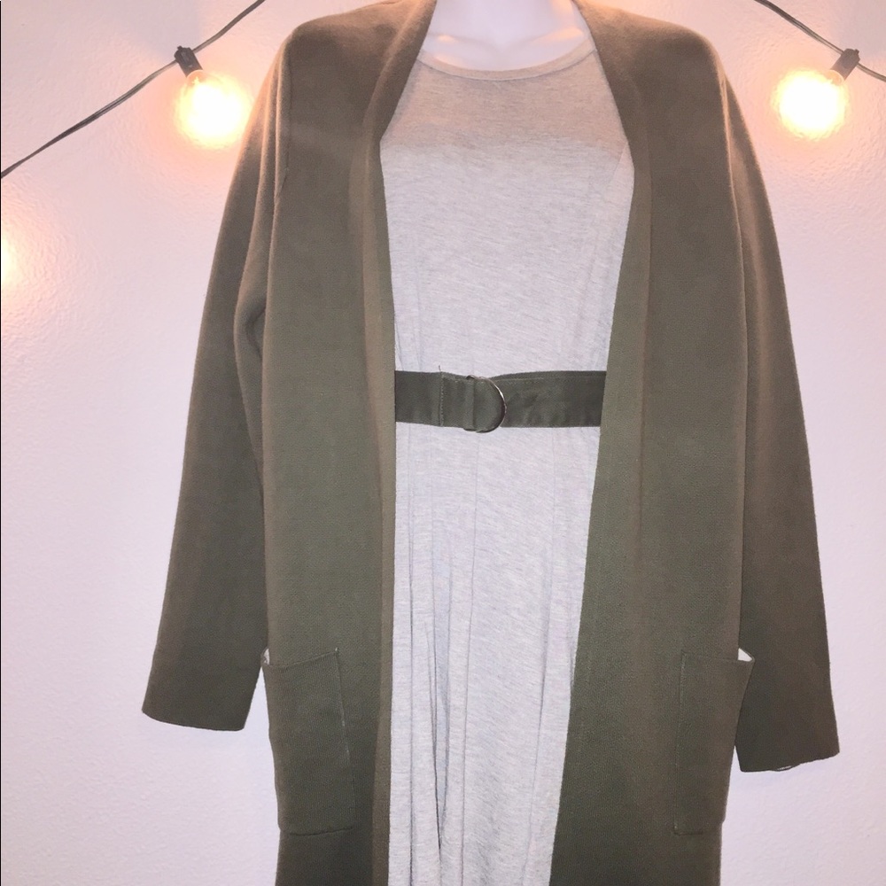 Charlotte Russe Grey T-Shirt swing Dress Large - Picture 4 of 8